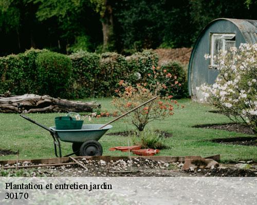 Plantation et entretien jardin monoblet-30170 TC Elagage